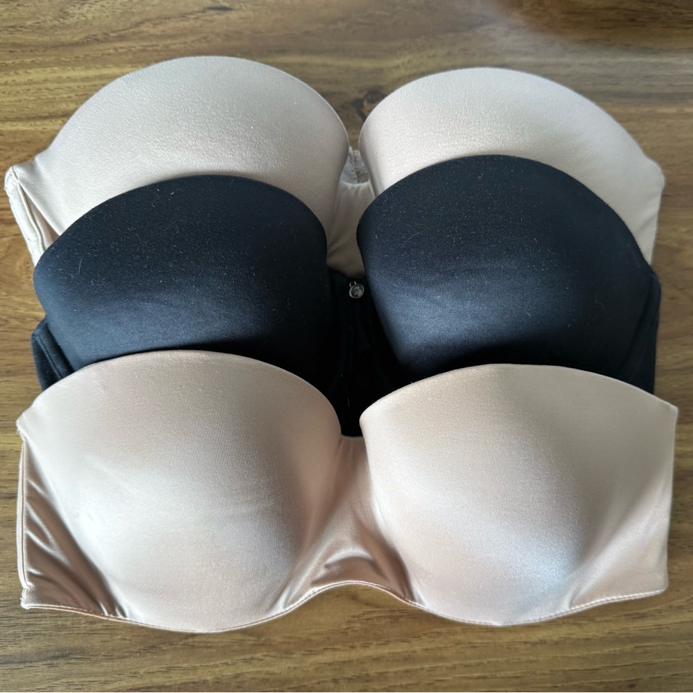 Victoria's Secret Strapless Bras Lot